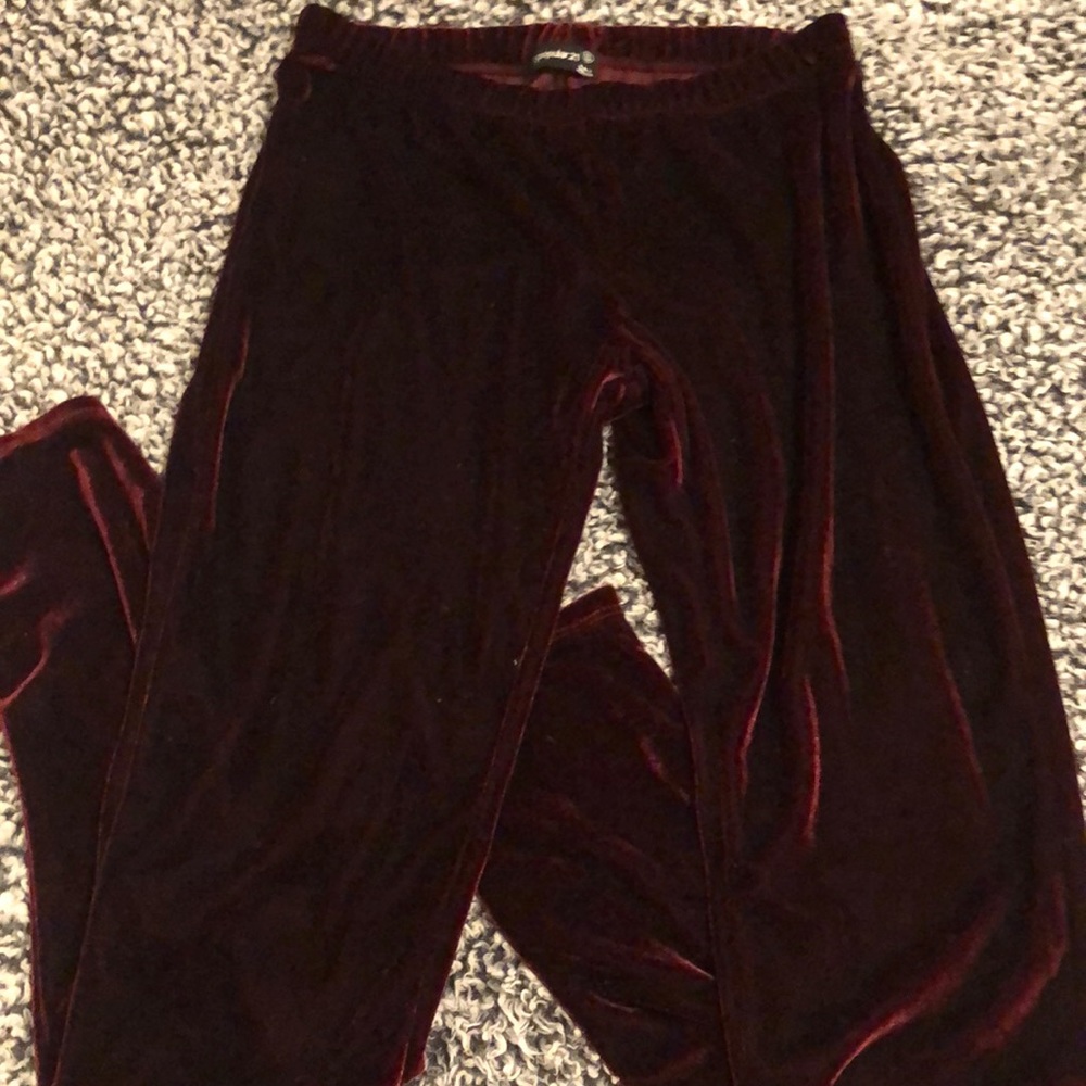 velvet leggings